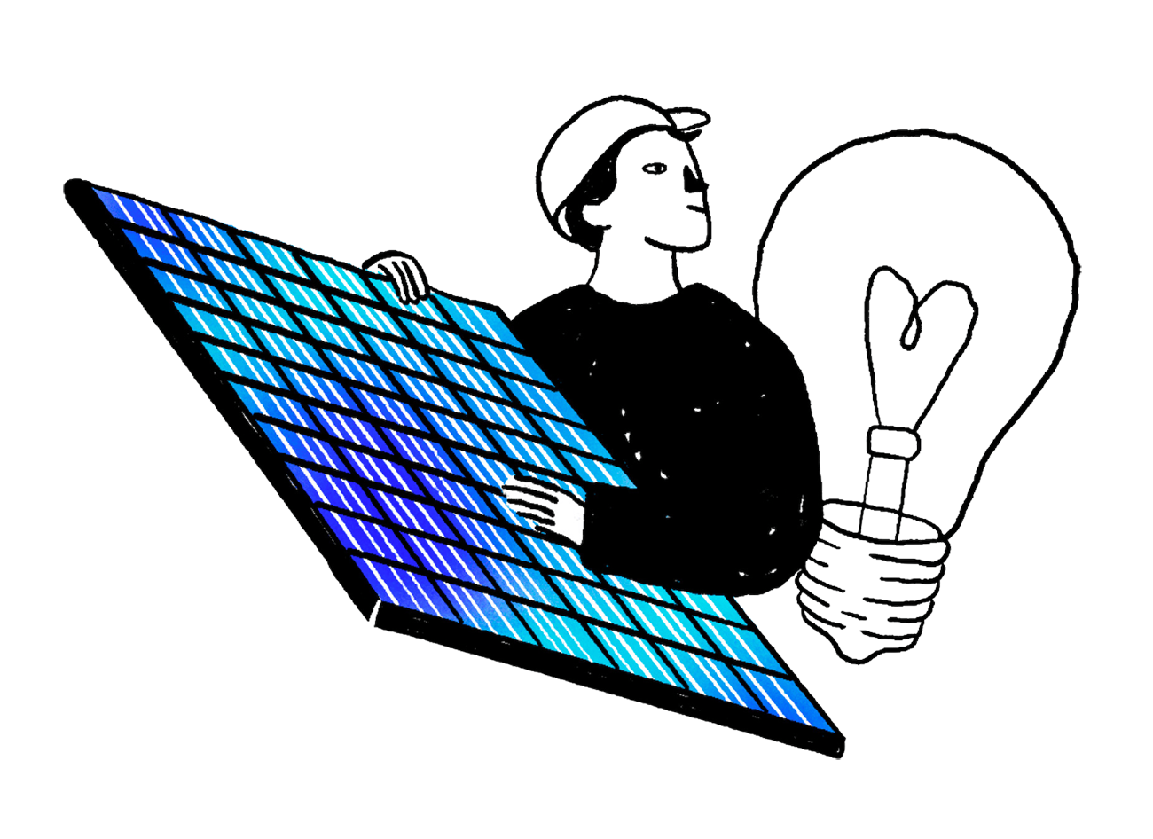 ilustracion credito energía solar